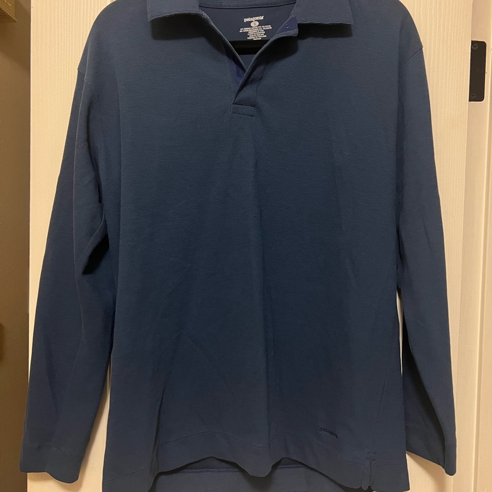 Patagonia Men’s Long Sleeve Pique Polo Shirt